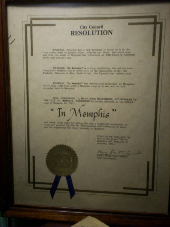Memphis City Council Resolution
